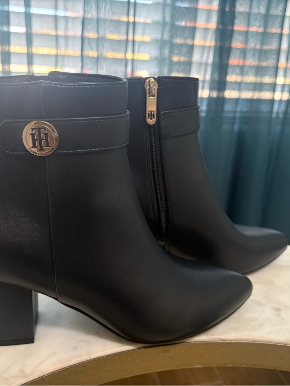 Tommy Hilfiger Dark Navy Herxi ankle boots